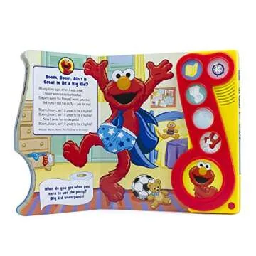 Sesame Street - Elmo Potty time Songs Little Music Note Sound Book - PI Kids