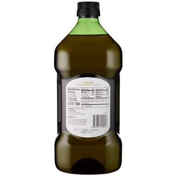 Amazon Fresh, Italian Extra Virgin Olive Oil, 2 Liter