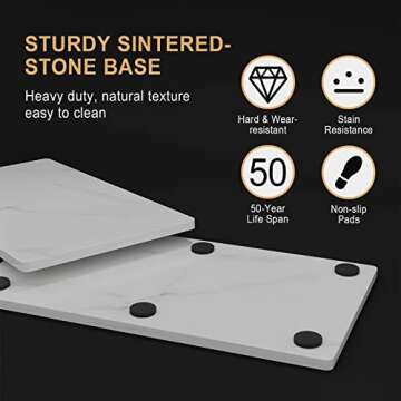 RRG Metal Coat Rack Freestanding, Modern Coat Hanger Stand with Heavy Base Coat Stand for Jackets, Suits, Dress Shirts, Dresses 59”(Black)