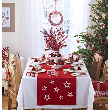 DearHouse 4 Pack Artificial Red Berry Stems Holly Christmas Berries for Festival Holiday Crafts and Home Decor, 26 Inches Burgundy Berry Floral Christmas Tree Decorations