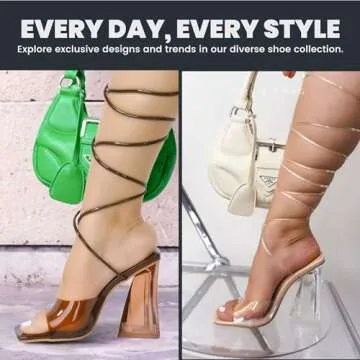 Cape Robbin Swag Chunky Heels - Stylish Lace-up Design