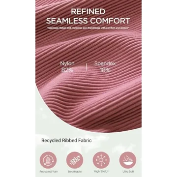 Comfortable ODODOS Women's Seamless Crop Camisole Tank Tops