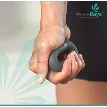 MoveRays Grip Strength Trainer & Hand Gripper Strengthener - Workout & Exercise Equipment for Forearm, Finger Strengthening - Hand Exercisers, Grip Boost & Strength Training Gear