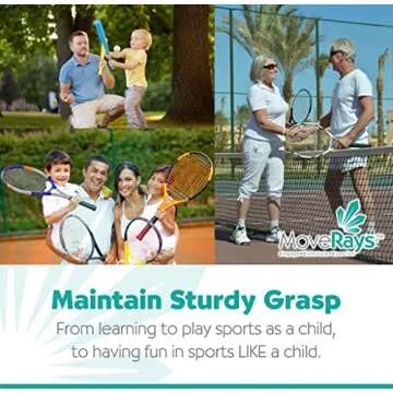 MoveRays Grip Strength Trainer & Hand Gripper Strengthener - Workout & Exercise Equipment for Forearm, Finger Strengthening - Hand Exercisers, Grip Boost & Strength Training Gear