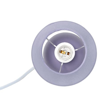 Simple Designs Mini Ceramic Globe Lamp in Purple - Stylish Lighting