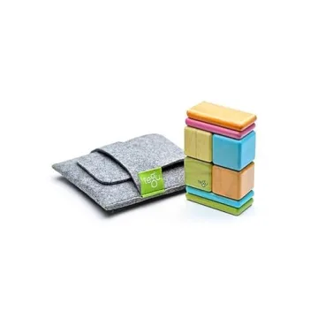 Tegu Magnetic Wooden Blocks 8-Piece Set Portable Fun