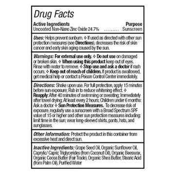 Adorable Baby All Natural Sunscreen SPF 30+ Non-Nano Zinc Oxide UVA/UVB 4.3oz By Loving Naturals (2 Pack)