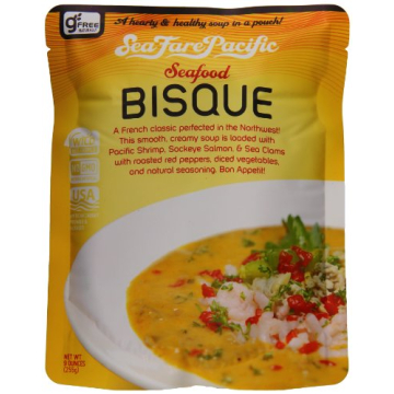 Sea Fare Pacific Seafood Bisque - Rich, Creamy & Easy to Prepare, 9 Ounce (Pack of 8)
