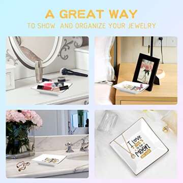 Mothers Day Gifts for Mom,Gifts for Mom from Daughter Son-Mom Gifts,Mother Gifts,Gifts for Mom,Birthday Gifts for Mom,Mom Birthday Gifts,Mom Gifts for Women Her Mother Wife Ceramic Jewelry Ring Dish