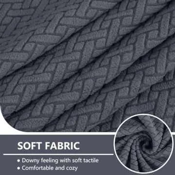 hyha Waterproof Couch Cushion Covers, Stretch Magic Sofa Covers Washable, Thick Jacquard Fabric, Waterproof Sofa Couch Covers for 3 Cushion Couch Sofa for Pets (3 Packs, Grey)