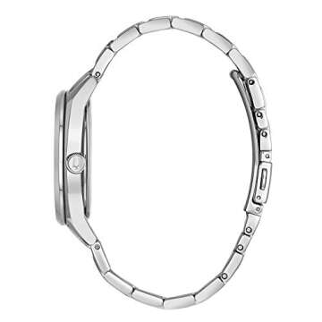 Bulova Men's Classic Surveyor 2-Hand Day/Date Quartz Watch - Elegant Stainless Steel Timepiece