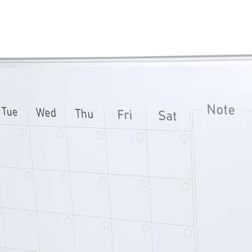 VEVOR Dry Erase Calendar for Wall, 36 x 24 Inches Whiteboard Calendar, Monthly Planner Magnetic Dry Erase Board, 1 Magnetic Erase & 2 Dry Erase Marker & Movable Tray for Restaurant Office Home School