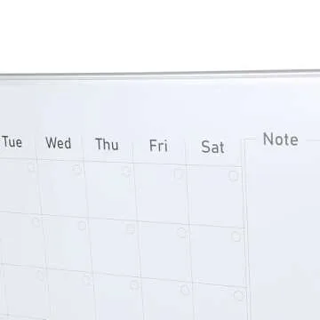 VEVOR Dry Erase Calendar for Wall, 36 x 24 Inches Whiteboard Calendar, Monthly Planner Magnetic Dry Erase Board, 1 Magnetic Erase & 2 Dry Erase Marker & Movable Tray for Restaurant Office Home School