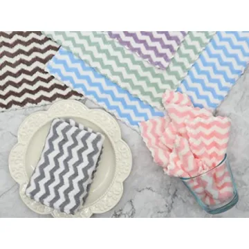 HFGBLG Microfiber Cleaning Cloths - Super Absorbent 10 Pack