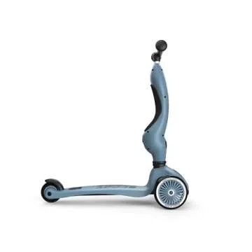 Scoot & Ride 2-in-1 Ride-On & Stand Kids Scooter, Ages 1 to 5, Highwaykick 1, Steel