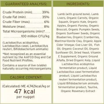 Primal Freeze Dried Raw Dog Food Nuggets, Lamb, Complete & Balanced Meal, Also Use as Topper or Treat, Premium, Healthy, Grain Free, High Protein Raw Dog Food, 14 oz