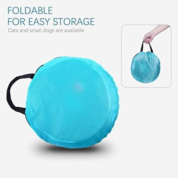 EGETOTA 5-Way Collapsible Cat Tunnel for Indoor Fun