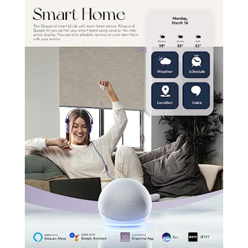 Graywind Motorized Roller Shades Customized for Smart Homes