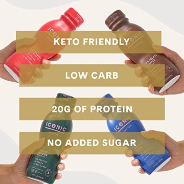 Iconic Protein Drinks, Cacao + Greens - Sugarfree & Organic