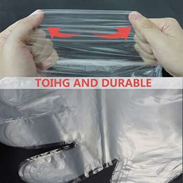 Halter Disposable Artificial Insemination Gloves, Veterinary Gloves Shoulder Length Disposable Cow Palpation, Gloves Disposable Animal(50PCS,35")