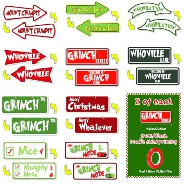 20PCS Unique Christmas Tree Ornaments for Holiday Cheer