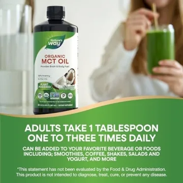 Nature's Way Organic MCT Oil for Energy & Focus