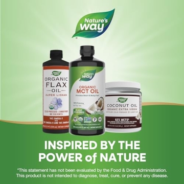Nature's Way Organic MCT Oil for Energy & Focus