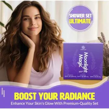 Spa Luxetique Spa Gift Sets for Women, Body Spray for Women, 3 Pcs Lavender Relaxing Spa Kit with Shower Gel, Body Cream,Body Mist, Perfect Birthday Gifts for Moms, and Special Occasions,Unique Gift