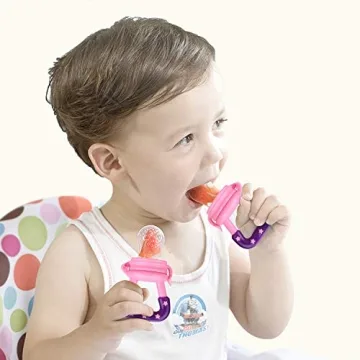 3 Pack Baby Food Feeder Silicone Pacifier for Teething
