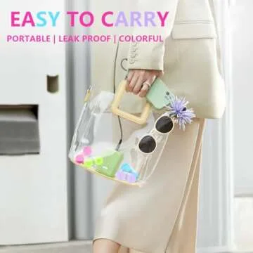 KISEER Colorful Contact Lens Case Pack for Stylish Storage