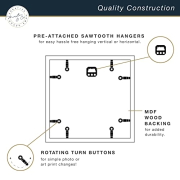 MCS Foundry Metal Gallery Wall Frame - 18x18 Inch