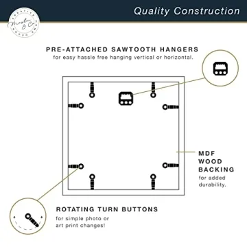 MCS Foundry Metal Gallery Wall Frame - 18x18 Inch