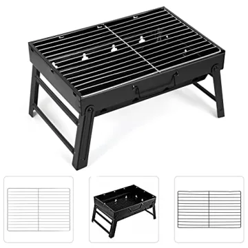 Portable Charcoal Grill for Camping and Tailgating