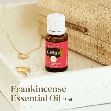 Young Living Frankincense Essential Oil - Pure & Premium Grade - Warm, Spicy Aroma - Promotes Relaxation, Calmness & Holistic Wellness Journey - 15ml Bottle