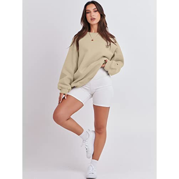 ANRABESS Women's Oversized Fleece Pullover Y2K Hoodie