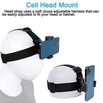 Pellking POV Smartphone Mount Kit for Action Cameras & Vlogs