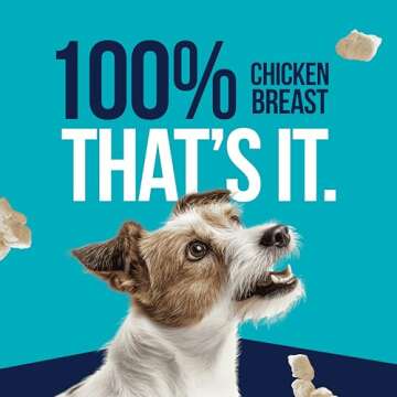 High Protein Freeze Dried Dog Treats, Grain-Free Chicken