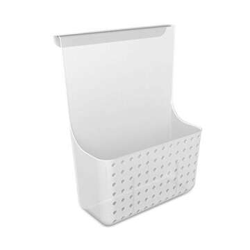 madesmart Over Door Wrap Organizer - White | CABINET COLLECTION | Aluminum Foil, Parchment and Kitchen Wrap Organizer | Soft-grip Hook | BPA-Free