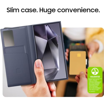 SAMSUNG Galaxy S24 Ultra Slim Wallet Case with S-View