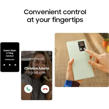 SAMSUNG Galaxy S24 Ultra Slim Wallet Case with S-View