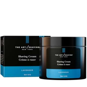 The Art of Shaving Lavender Shaving Cream for Men - Beard Care, Protects Against Irritation and Razo...