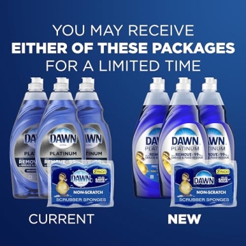 Dawn Platinum Dish Soap, Grease Cleaning Power, 3x24oz