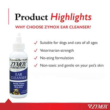 Zymox Ear Cleanser With Bio-Active Enzymes, 4 oz.