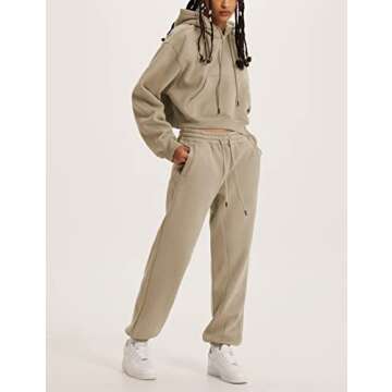 UANEO Women 2 Piece Comfort Sweatsuit Set