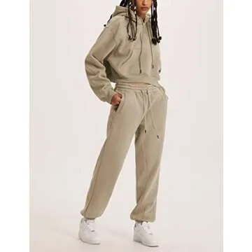 UANEO Women 2 Piece Comfort Sweatsuit Set