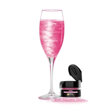 Brew Glitter in Pink for Drinks | Edible Drink Sparkle
