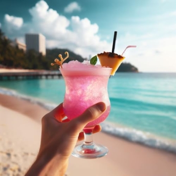 Brew Glitter in Pink for Drinks | Edible Drink Sparkle