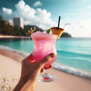 Brew Glitter in Pink for Drinks | Edible Drink Sparkle