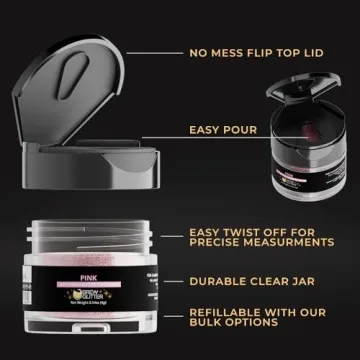 Brew Glitter in Pink for Drinks | Edible Drink Sparkle