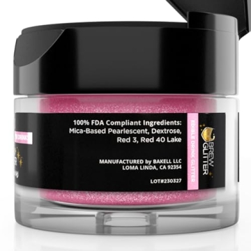 Brew Glitter in Pink for Drinks | Edible Drink Sparkle